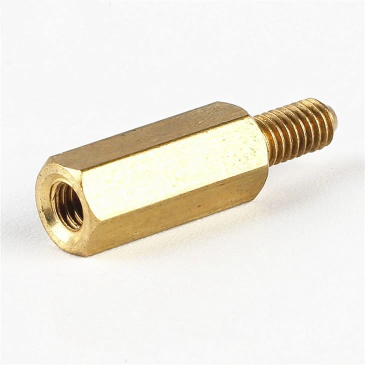Hex Brass Yellow CNC Standoff Spacer Screw