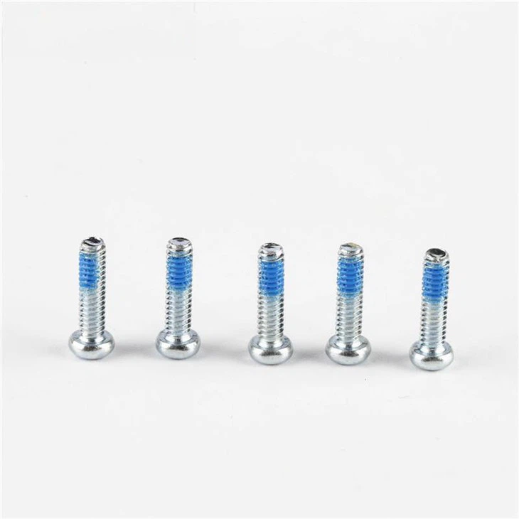 Round Head Carbon Steel Zinc Plated Small Nylok Screw