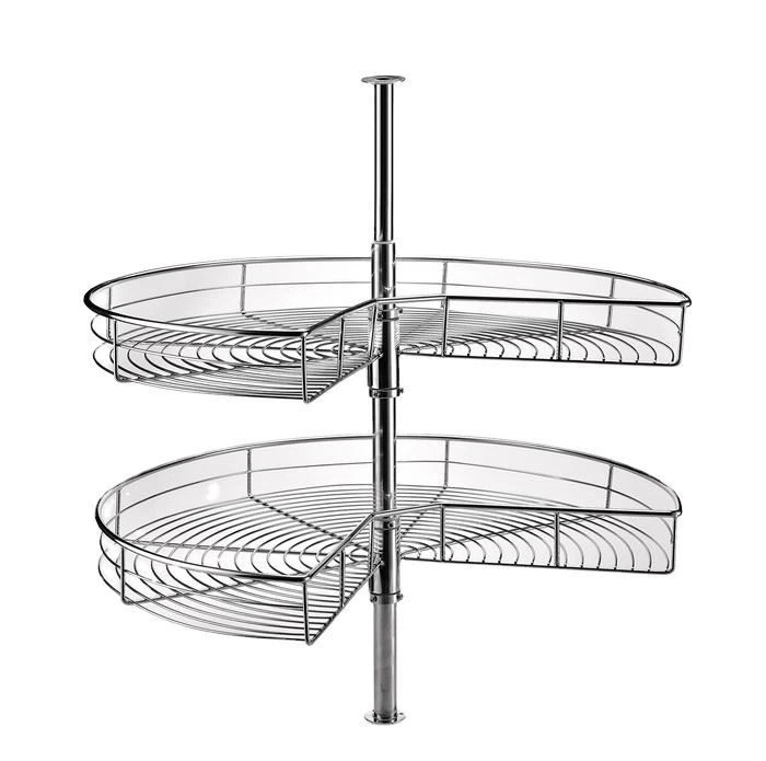 ตะกร้าครัวสแตนเลสแบบปรับได้หลายชั้น